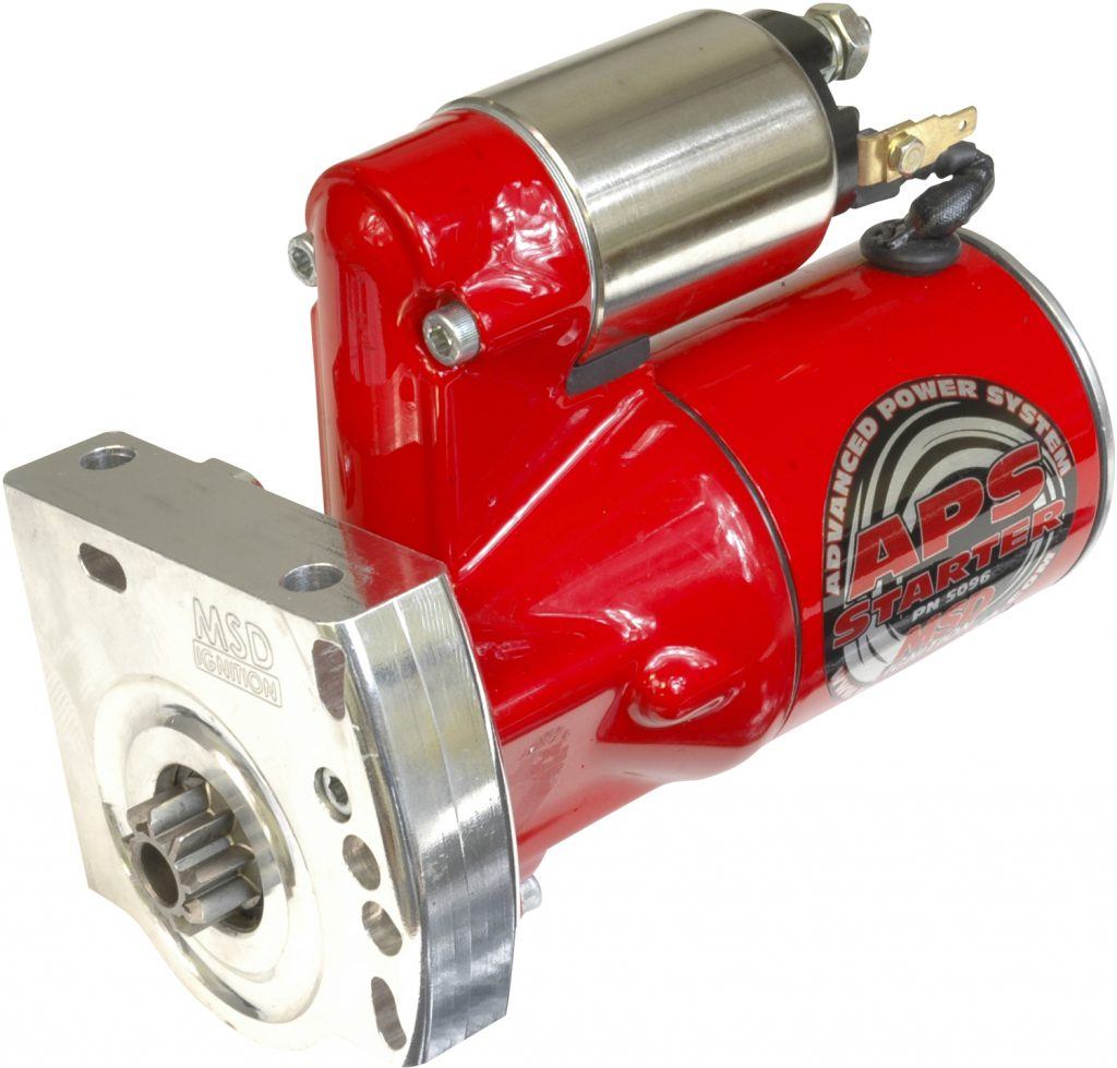 MSD 5096 DynaForce High-Torque Starter GM LS1-LS7 Red - KarlKustoms.com