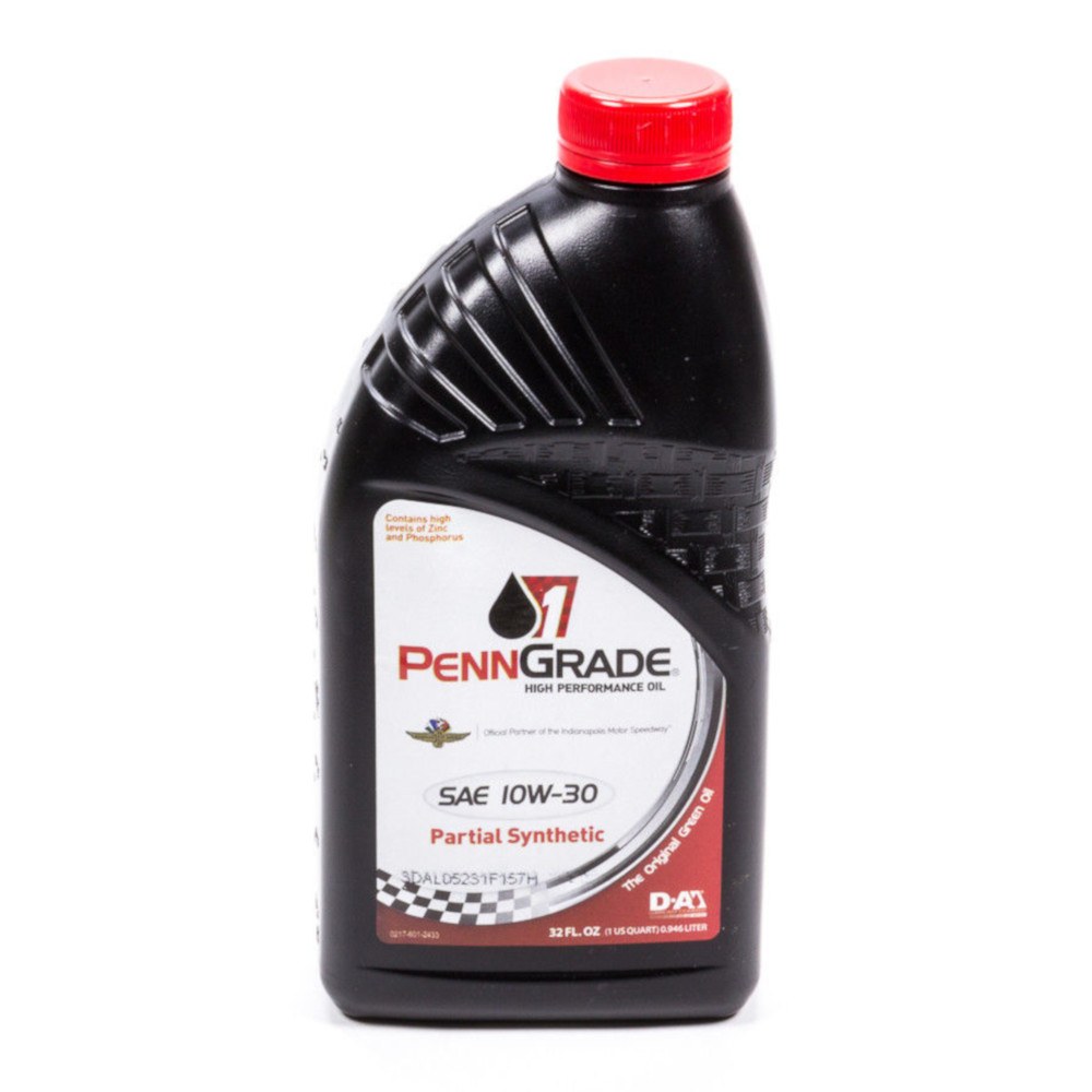 Penn Grade Brad Penn 10W30 Partial Synthetic High Performance Motor Oil ...