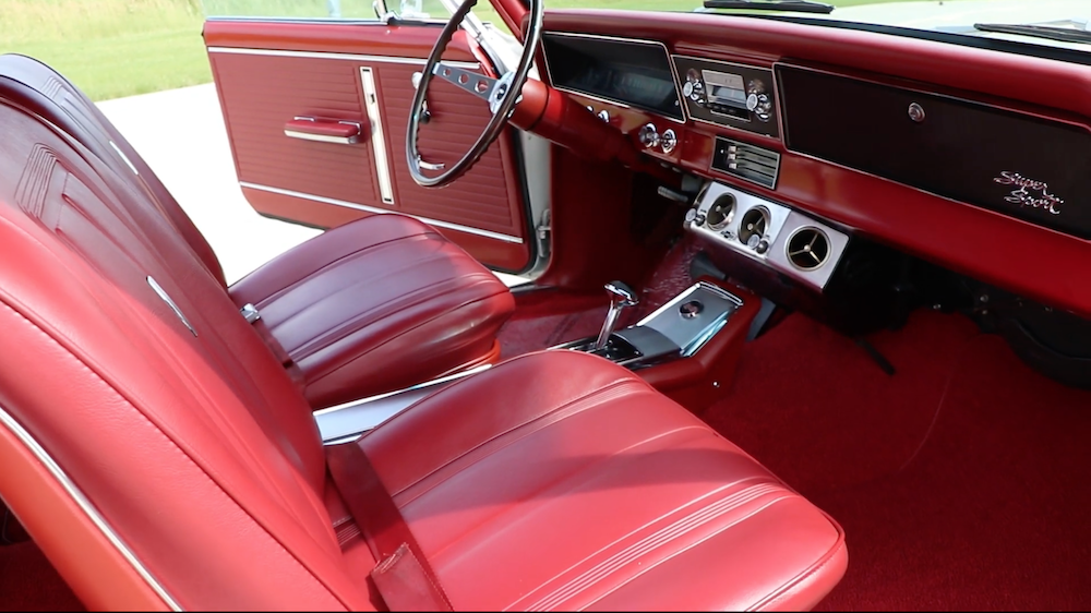 1966 Nova SS Red Interior