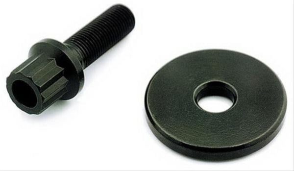 Moroso 38772 Ultimate-Duty Harmonic Balancer Bolt Kit SBC 7/16"-20 Black Oxide