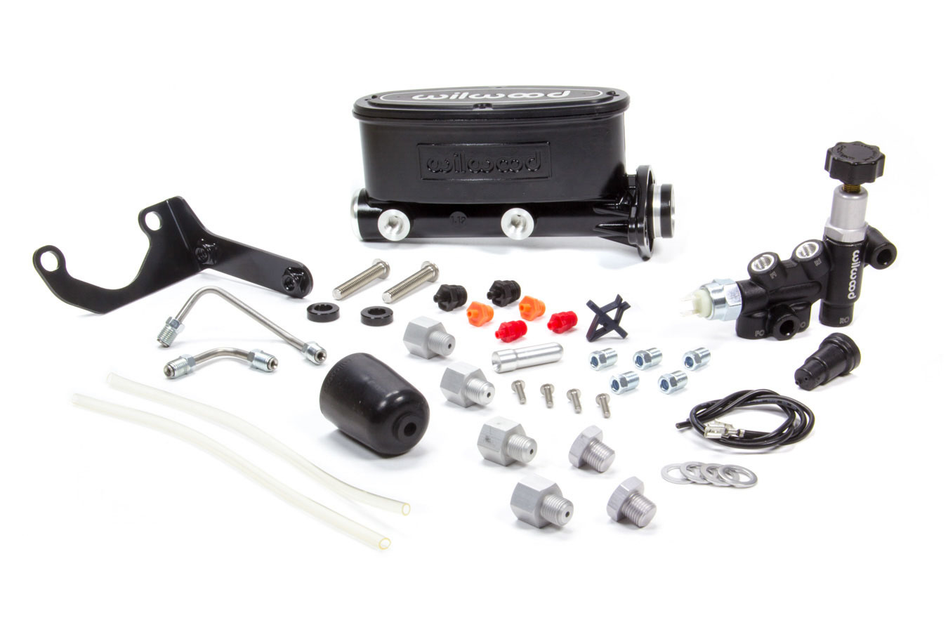 Wilwood 261-13270-BK Tandem Master Cylinder Kit Integral Reservoir ...